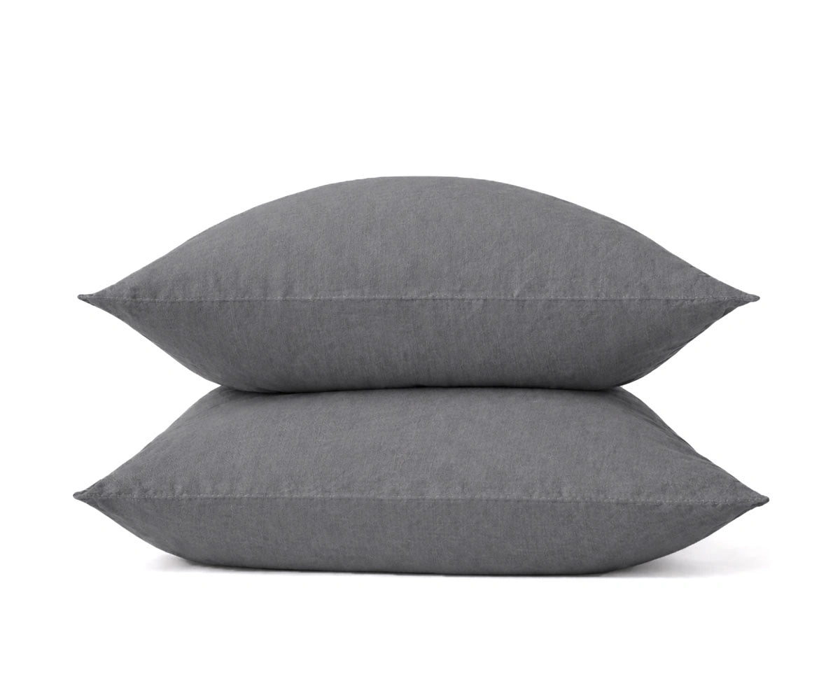 Light Grey Cotton Pillow Case – Soft Cotton Texture