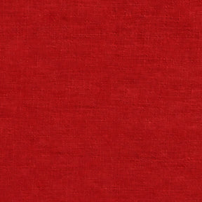 Red linen blend farmhouse tablecloth for rectangular dining table