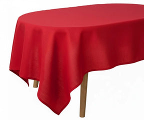 Oval Linen Tablecloth