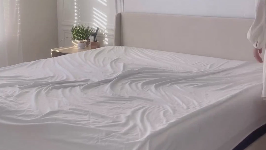Our elegant fitted crib sheets are available in a variety of designs to match your nursery decor.