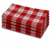 Christmas Plaid Dinner Napkins