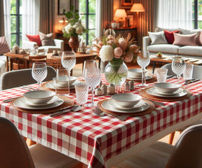 Cotton Tablecloths - Plaid Cloth Tablecloths