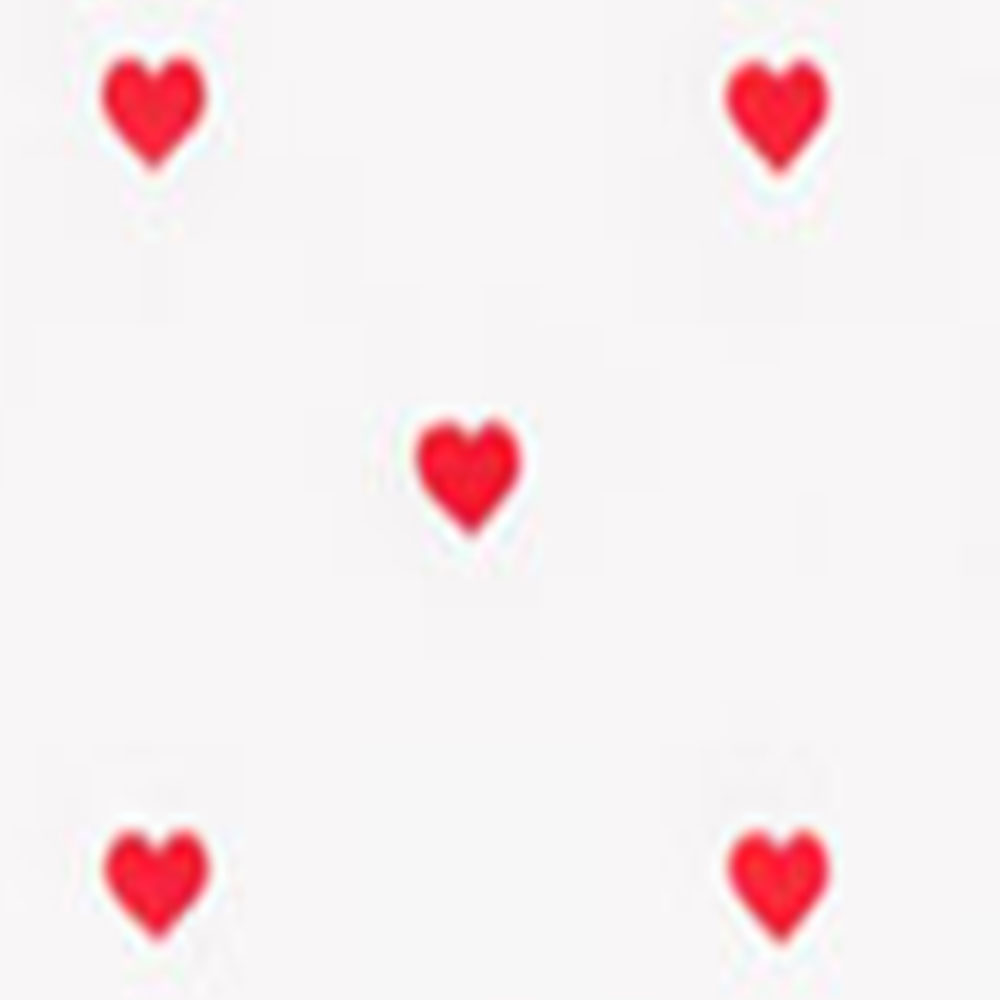 Valentine’s Day round tablecloth with heart pattern