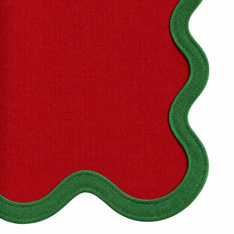 European Linen Napkins-Scallop