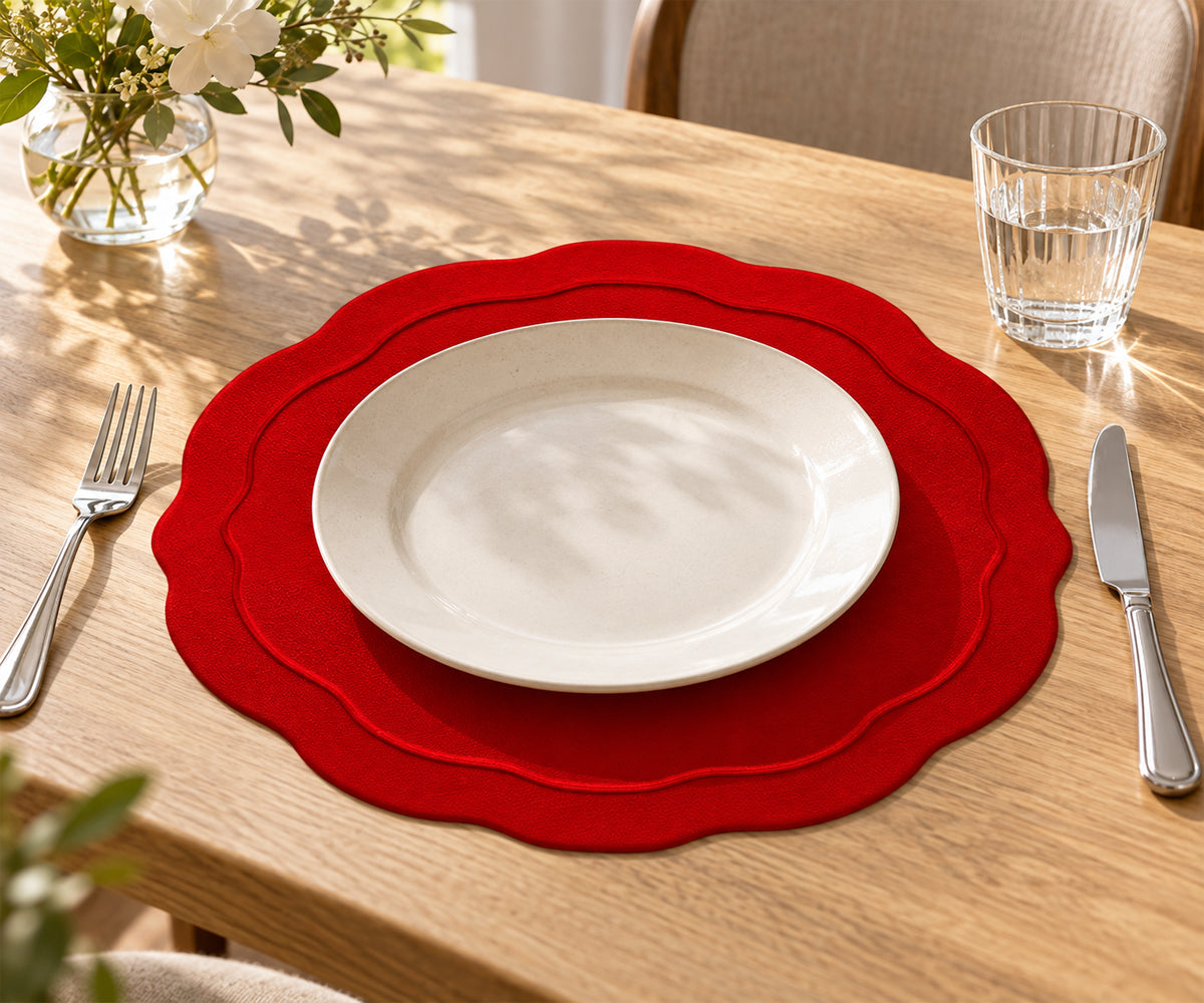 Red Christmas Placemats