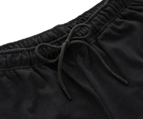 Relaxed fit men's black shorts for daily wear