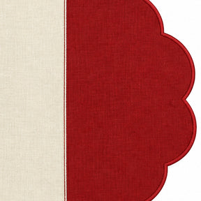 Cotton Scalloped Edge Table Mats