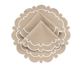 scalloped placemats are perfect for any occasion