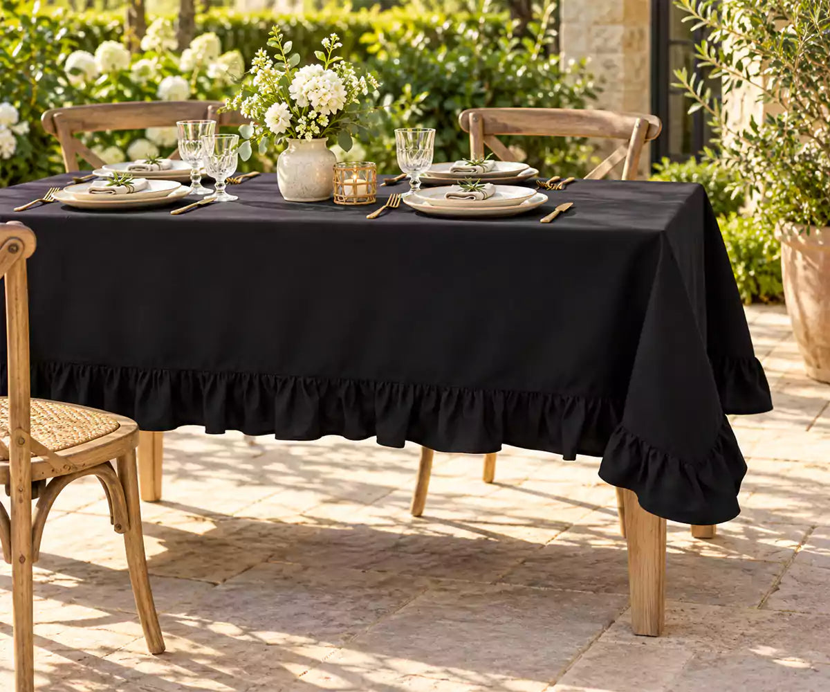 Ruffled Tablecloth