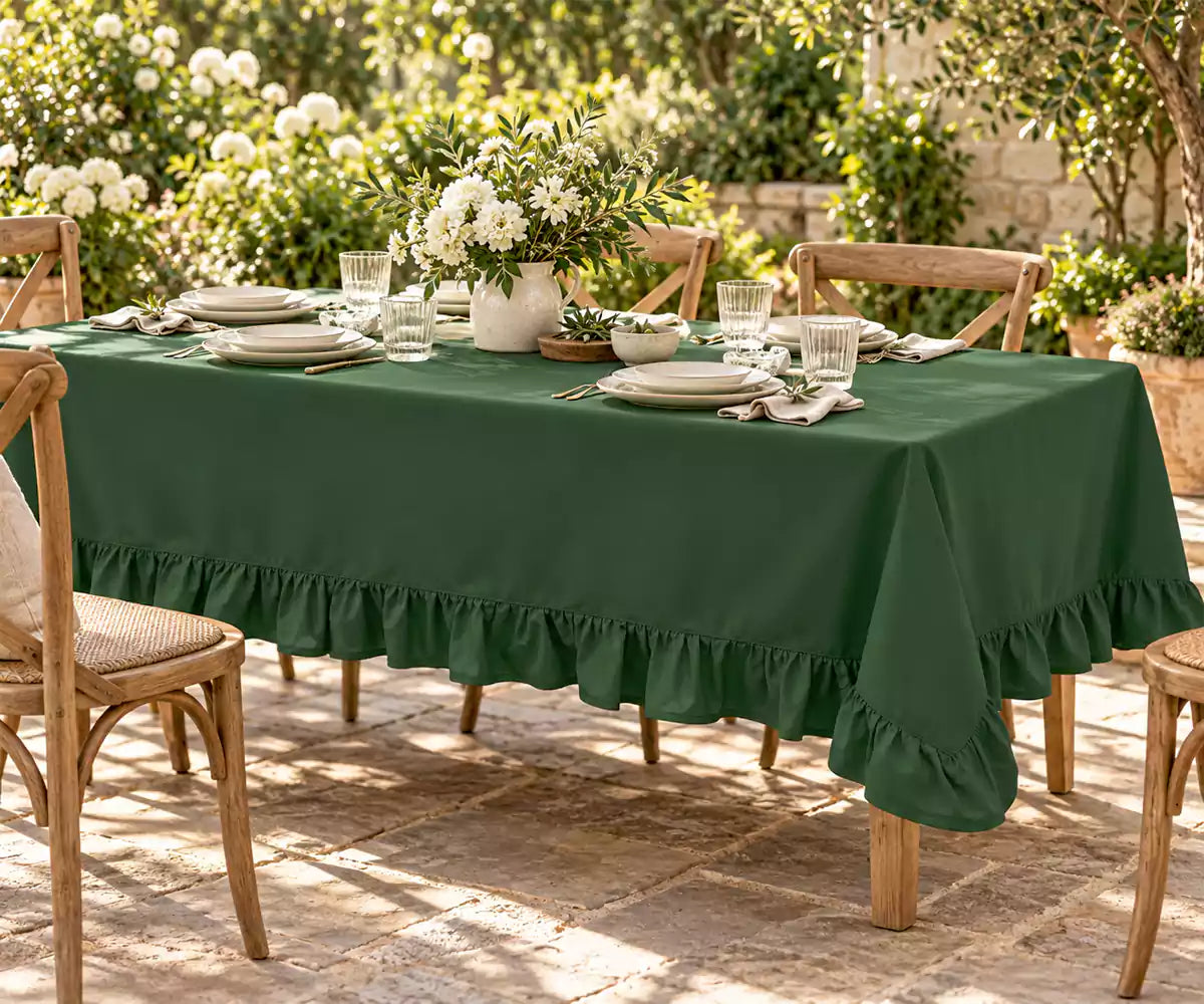 Ruffled Tablecloth