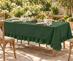 Ruffled Tablecloth