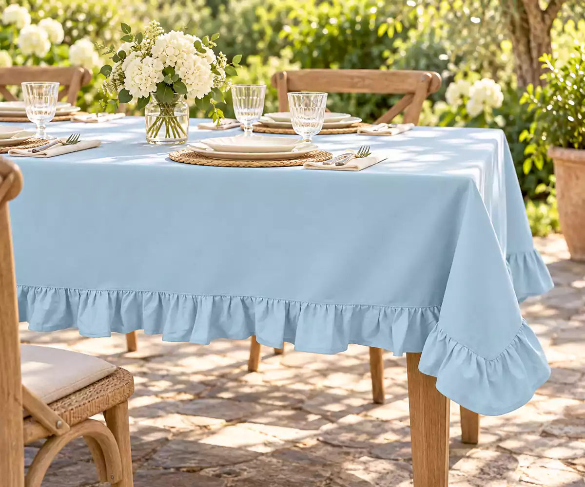 Ruffled Tablecloth
