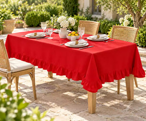 Ruffled Tablecloth