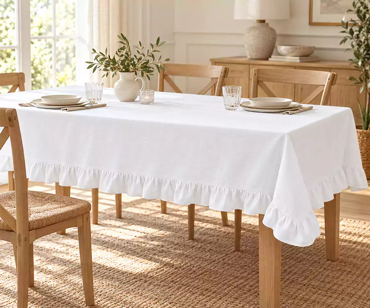 Ruffled Tablecloth