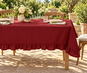 Ruffled Tablecloth
