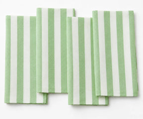 Striped cotton cloth napkins made from 100% premium cotton, reusable and absorbent table linens for everyday dining, restaurants, weddings, and special occasions.