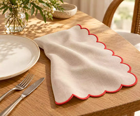 Scalloped Napkins Bulk