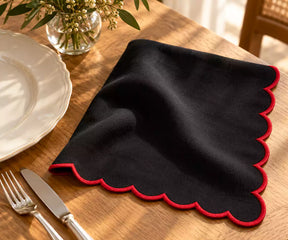 Scalloped Napkins Bulk