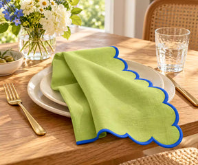 Scalloped Napkins Bulk