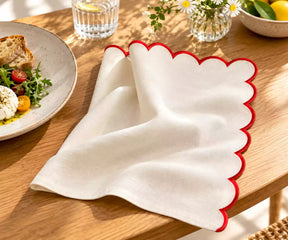 Scalloped Napkins Bulk