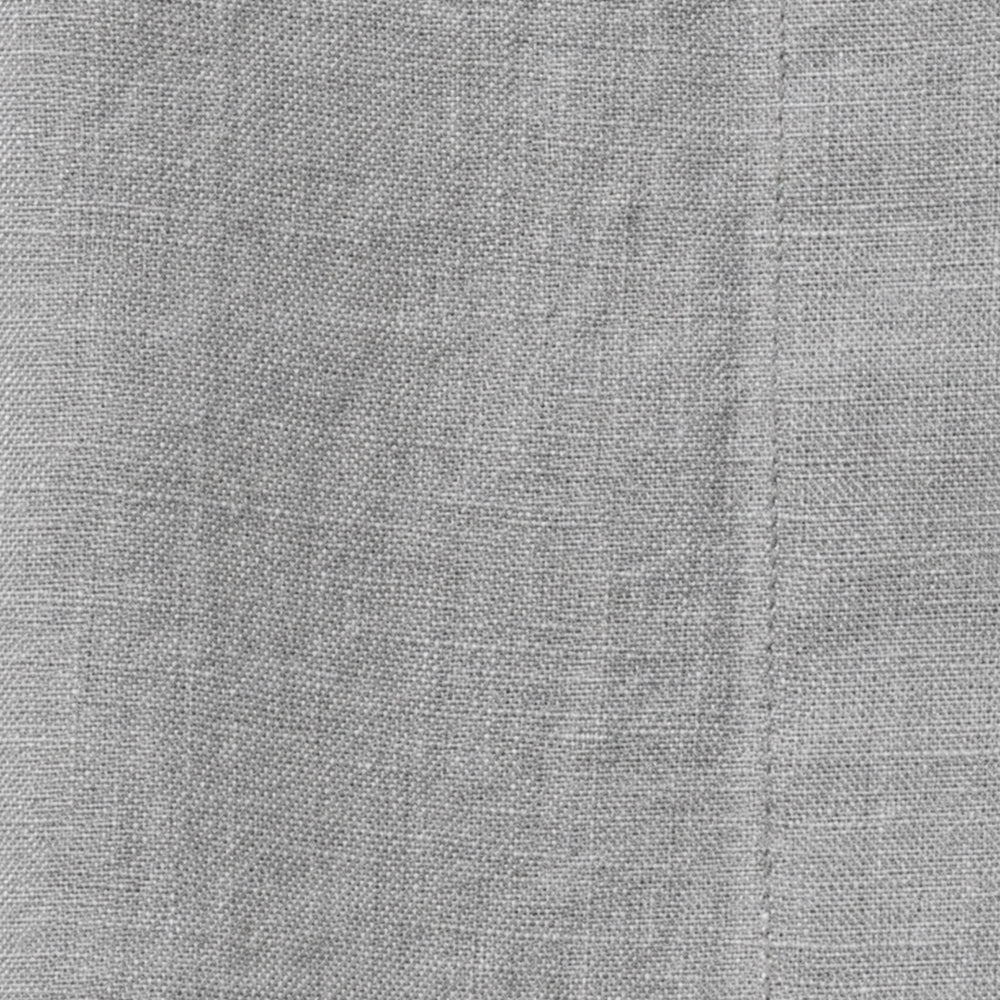 Grey Blackout Curtains for Bedroom – Cotton Panel with Light Blocking Liner