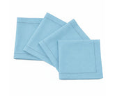Elegant hemstitched linen napkins for weddings
