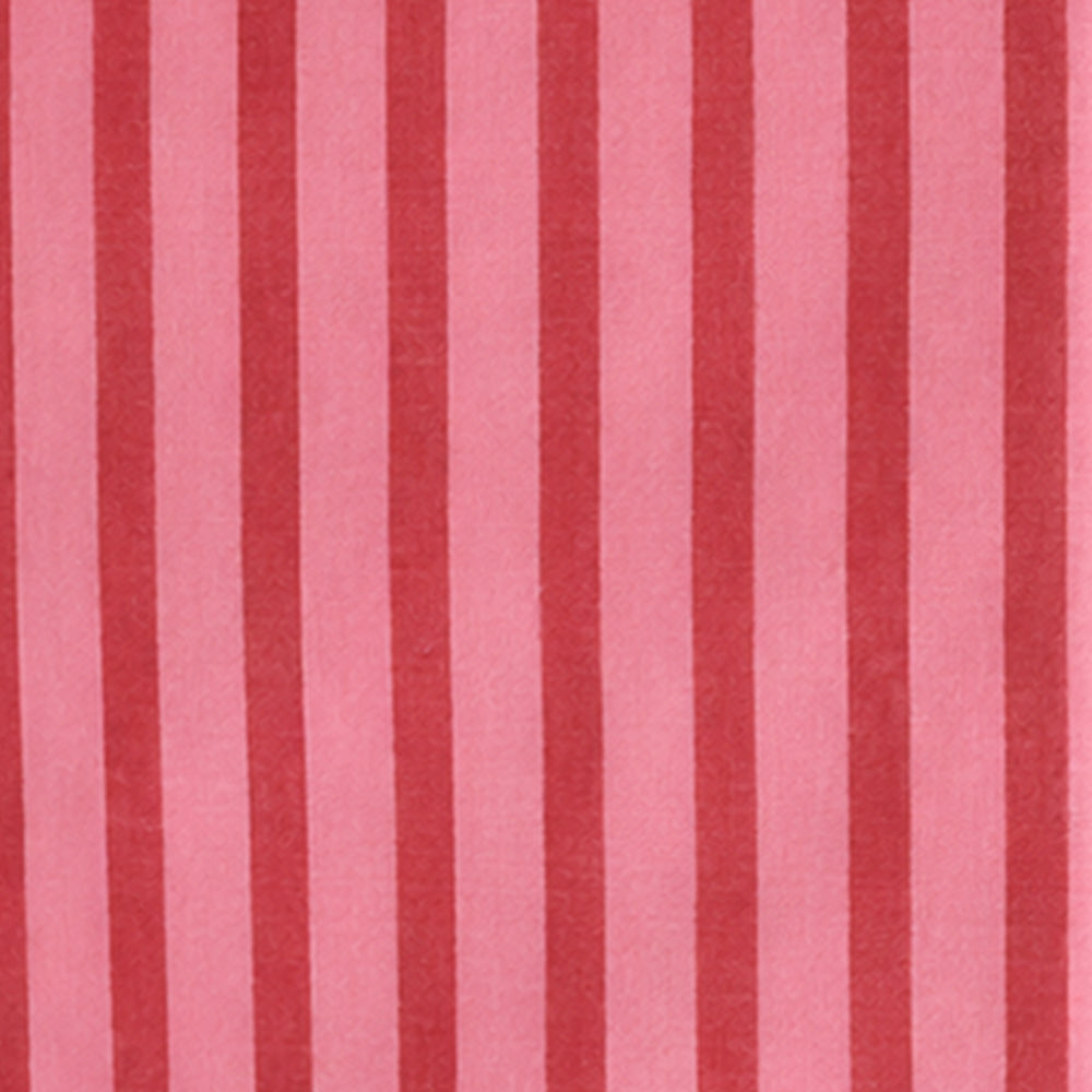 red an pink striped cotton curtains, washable cabana stripe window panels