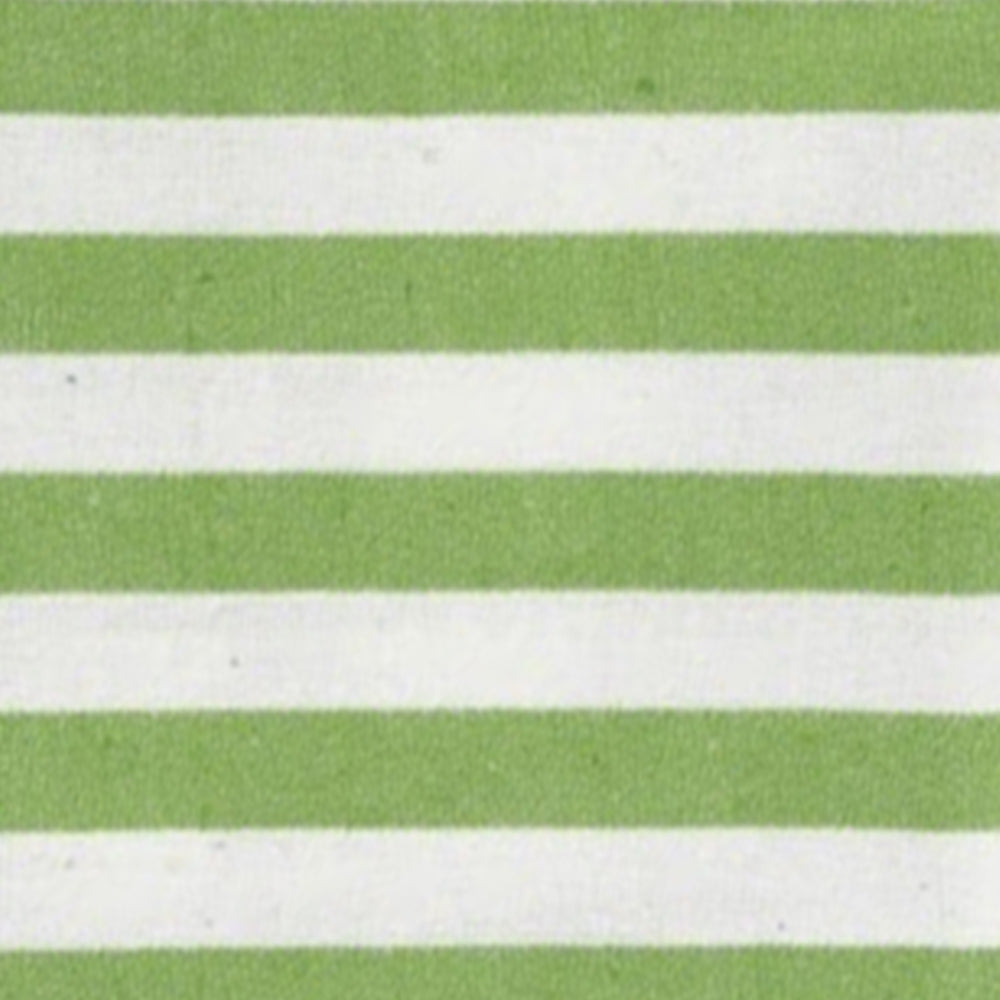 Cotton striped 54-inch round dining tablecloth with classic woven texture for everyday kitchen use.