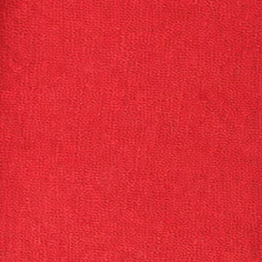 Red cotton fabric swatch with vibrant finish