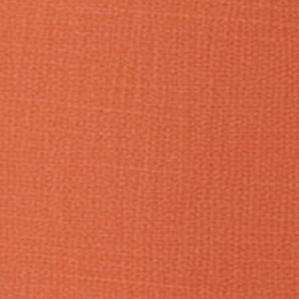 Terracotta-colored Linen napkin with smooth hemmed edge