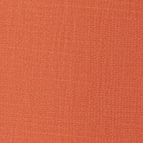 Terracotta-colored Linen napkin with smooth hemmed edge
