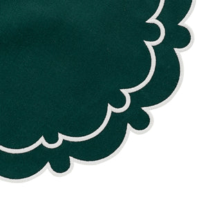 round scalloped placemats
scalloped placemat