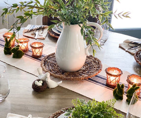 Transform your space with a country-style runner, perfect for everyday dining and special occasions.