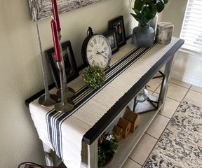 Discover the versatility of a farmhouse table runner, blending functionality and style.