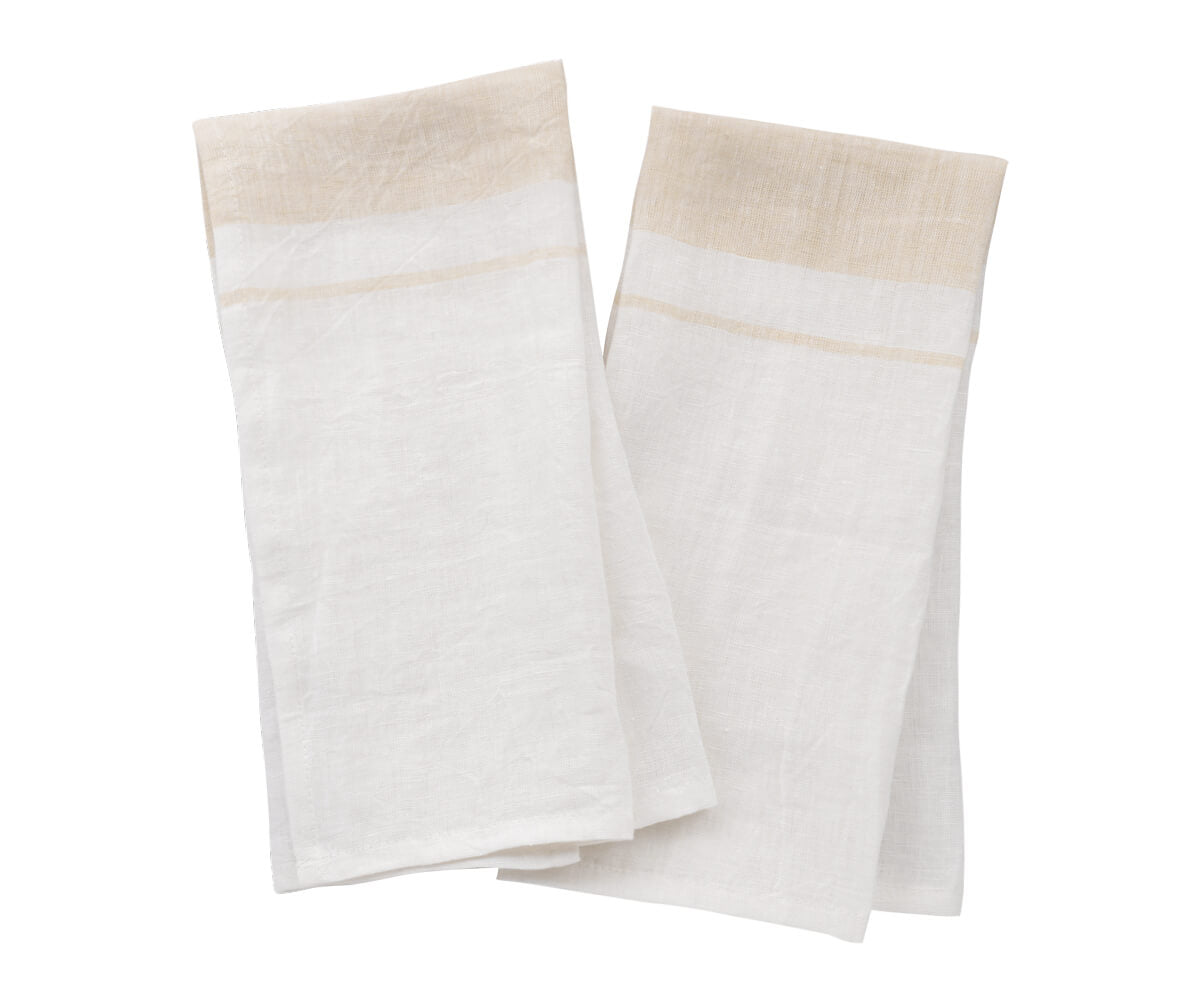Soft durable linen tea towels for everyday and special occasions 