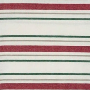 striped round tablecloth in soft cotton for rustic table setting and holiday gatherings.