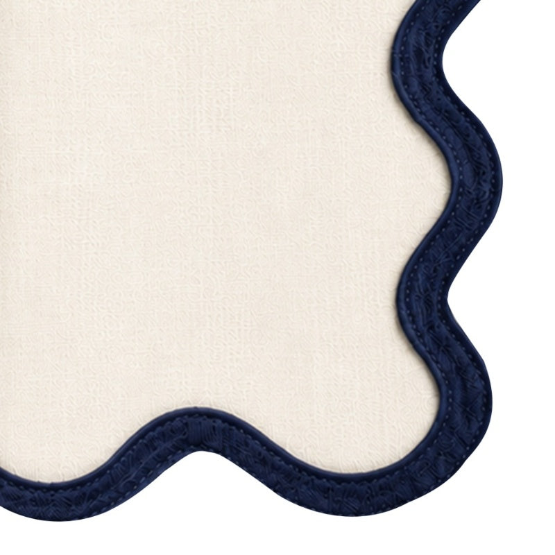 European Linen Napkins-Scallop