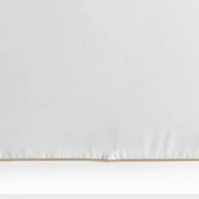 Minimal white with beige tablecloth on wooden dining table