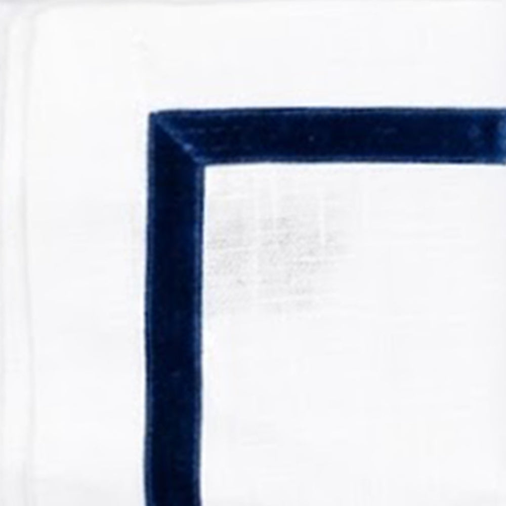 100% cotton table napkins with a classic border design, durable and absorbent reusable napkins for home dining and events.