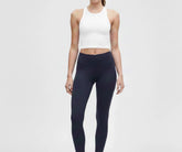 White women’s cotton blend tank top, breathable sleeveless workout tank top for women ideal for yoga, gym training, and everyday styling