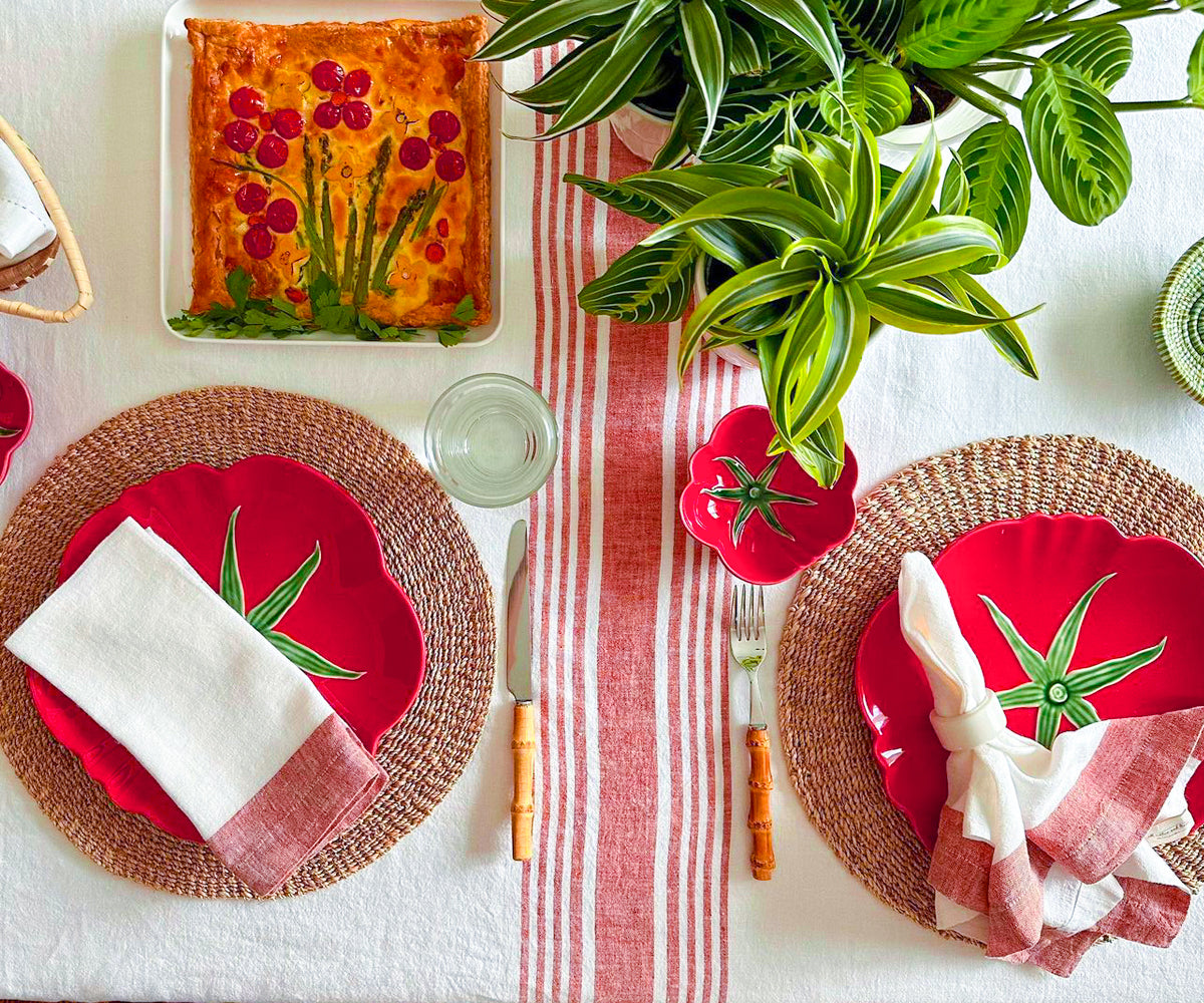 Beautifully folded white linen napkin for a fine dining experience