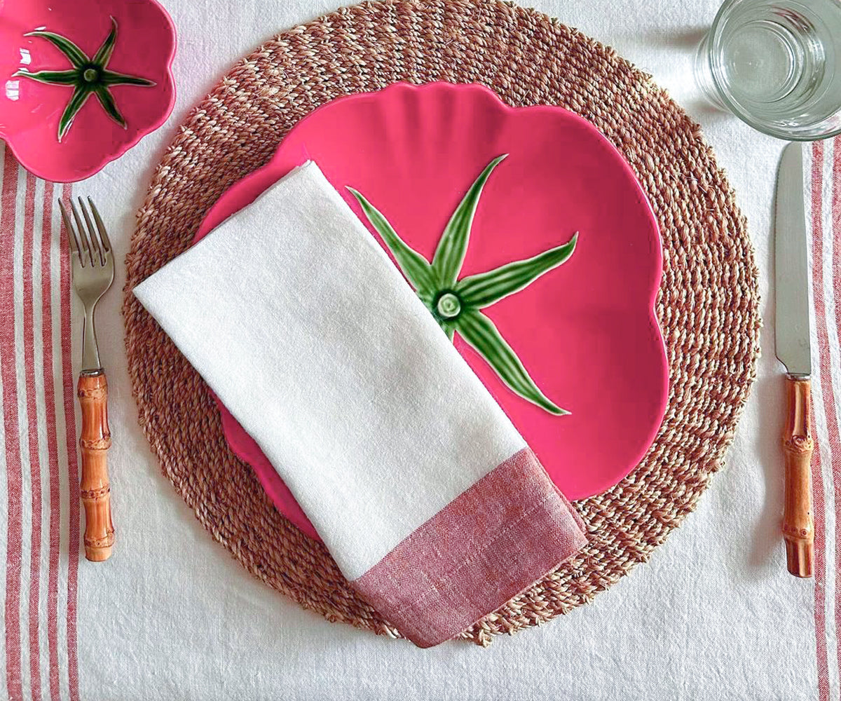 A bunch of luxurious cloth napkins in mixed colors