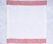 You can choose from a variety of cloth dinner napkins, including white and red options. These cloth napkins add a touch of elegance to your dining experience.