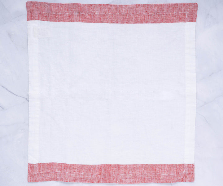 You can choose from a variety of cloth dinner napkins, including white and red options. These cloth napkins add a touch of elegance to your dining experience.