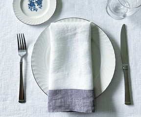 White Linen Napkins: Achieve timeless elegance with our White Linen Napkins, a classic choice that complements any table setting with its clean and sophisticated look.