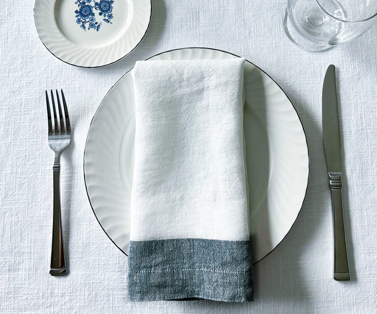 100 white linen napkins bulk  Wedding, restaurant, fine dining