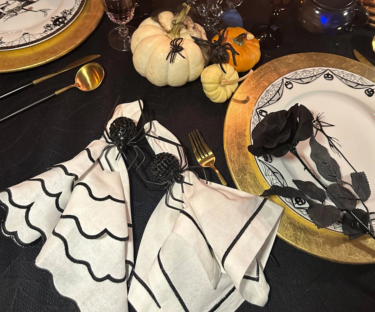 Dinner Napkins - White Cotton Napkins