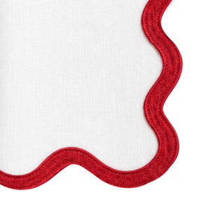 European Linen Napkins-Scallop