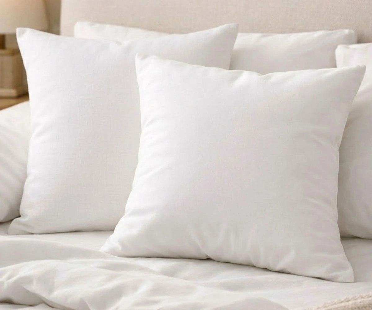 white cushion cover cotton linen decorative pillow cover for living room sofa, farmhouse plain white pillow cover cotton linen cushion cover for couch styling