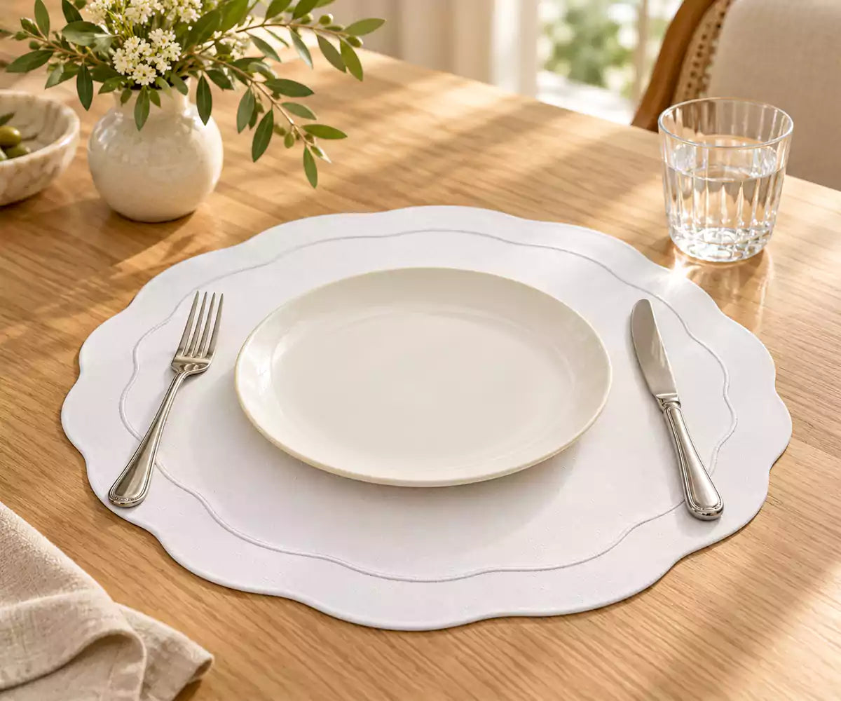 White Placemats